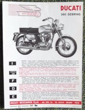 DUCATI 350 SEBRING MOTORCYCLE