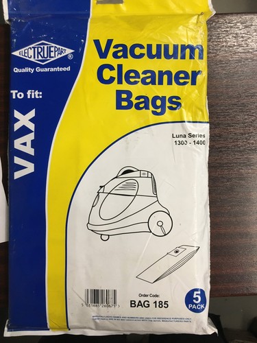Vax vacuum cleaner dust bags - vacuum,