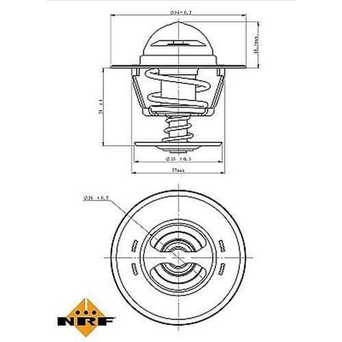 Nrf 725213 thermostat coolant - 725213, thermostat,