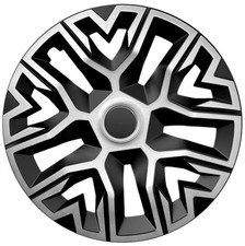 16" Silver - Black Wheel trims