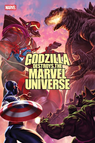 Godzilla destroys the - destroys,