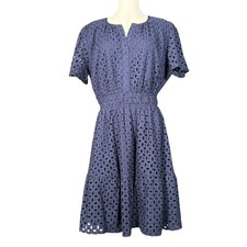 PrettyGarden Navy Blue Cotton