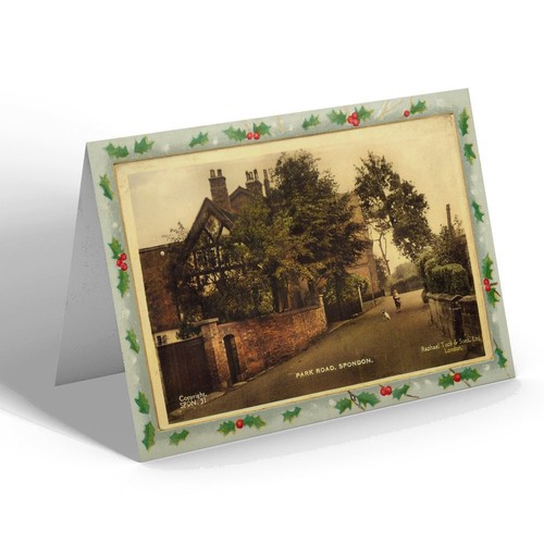 Xmas notelet vintage - notelet,
