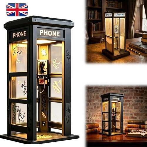 Vintage phone booth - phone, ambient