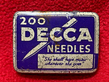 DECCA Gramophone Needle Tin -