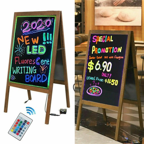 Led double side sidewalk - side,