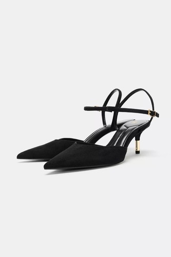 Zara heeled slingback shoes - slingback,
