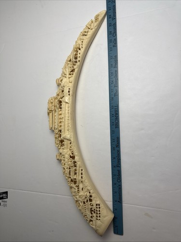 Vintage ivory colored resin - vintage,