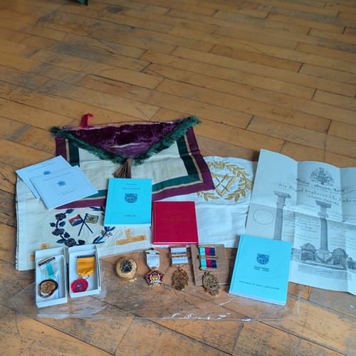 Collection masonic items - collection, of