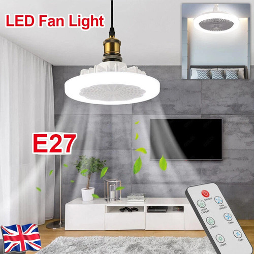 Led ceiling light fan - light,