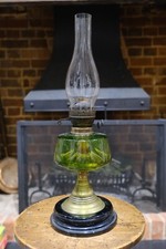 Antique Veritas Oil Lamp