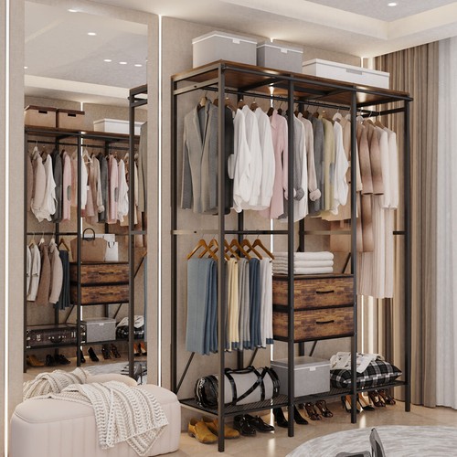 Xxl large industrial coat rack - large,