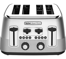 Tefal TT780E40 NEW 4 Slice Toaster Avanti Classic 1700w - Stainless Steel