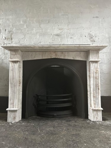 Marble fire surround for cast - marble,