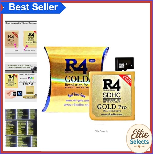 Sdhc gold pro - r4, adapter