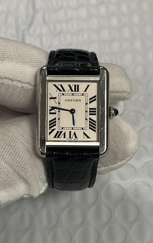 Cartier tank solo 3170 silver - cartier,