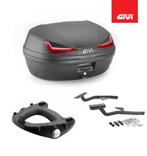 Givi Top Case Kit Black E455N + Brackets Kawasaki Z 1000 2007 2008 2009
