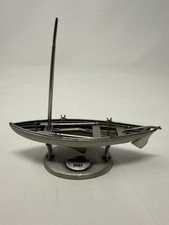 Vintage Pewter by The Collectors Case SWAMPSCOTT DORY Fishing Boat