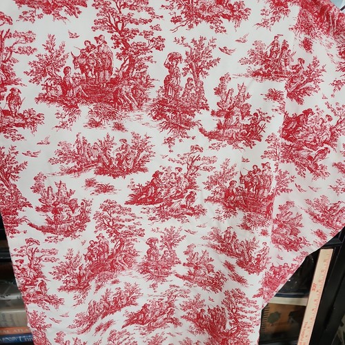 Red toile country - toile,