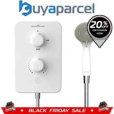 Gainsborough GSD105 Duo 10.5kw Electric Shower White Chrome SE CSE