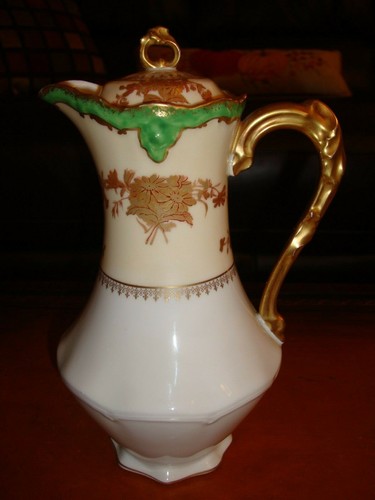 Antique hand painted limoges - painted,