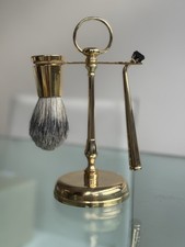 Gold Plated  shaving set  with