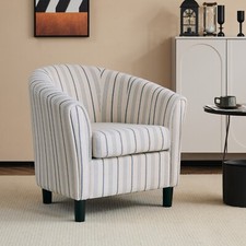 Comfort Barrel Chair Beige and