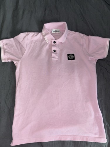 Boys pink stone island - stone, polo
