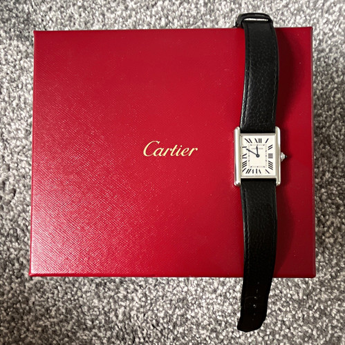 Cartier tank quartz watch - cartier,