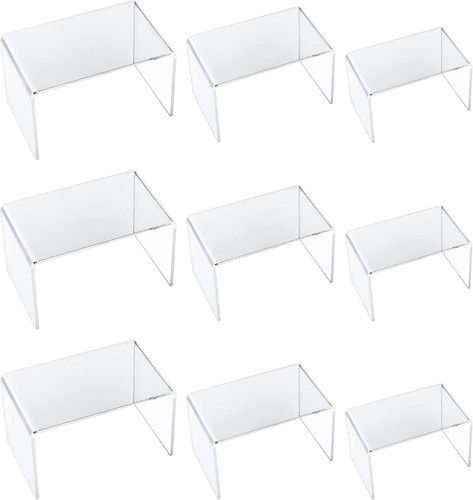 Pcs clear acrylic display - clear,