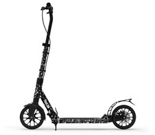 Adult City Suspension Push Kick Scooter Folding Large 200mm Wheels-white- Used13