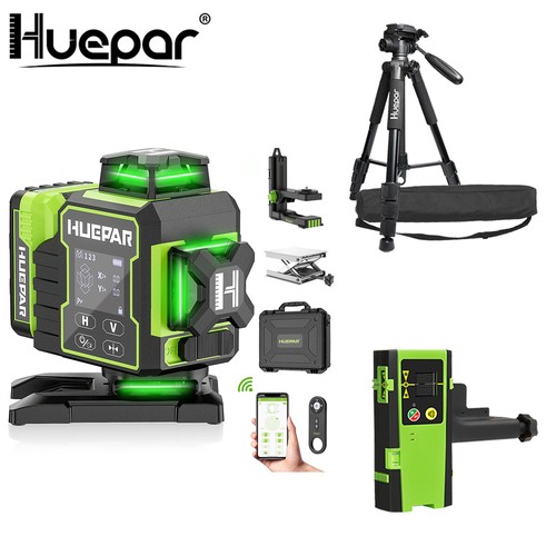 Huepar 4x360 self leveling - 4x360°,