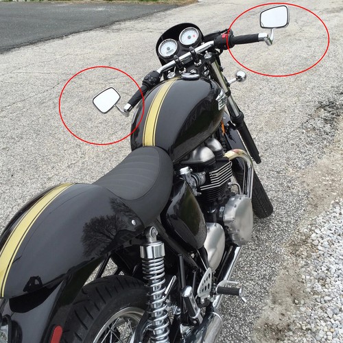 22mm bar end - 7/8", mirrors