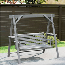 Wooden Swing Bench Outdoor