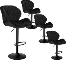 WOLTU 1/2/4PCs Bar Stools High Chair Breakfast Dining Stools for Kitchen Counter