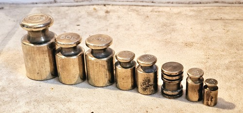 Vintage brass metric - metric, pillar