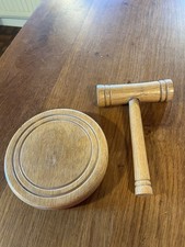 Auctioneers wooden gavel &