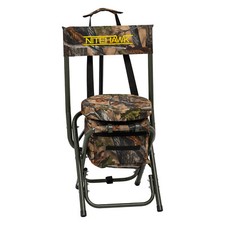 Nitehawk Camouflage Lightweight Hunting Shooting Hide Swivel Seat