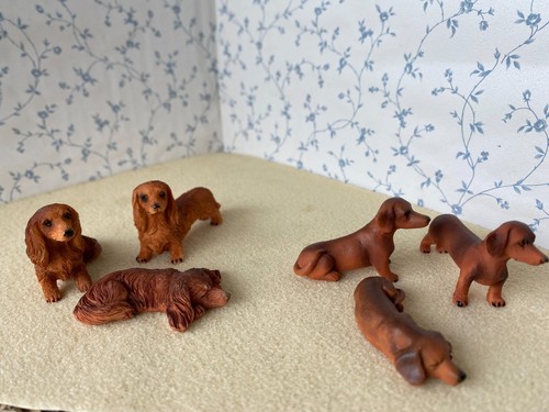 Dolls house dachshund puppy - house,