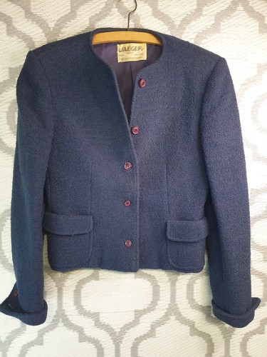 Vintage jaeger wool knit navy - vintage,