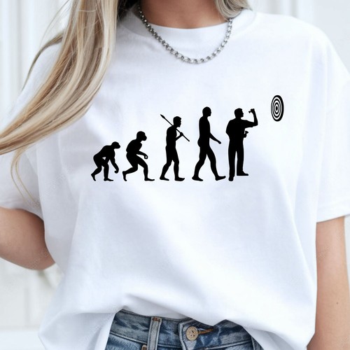 Darts evolution shirt funny - darts, t