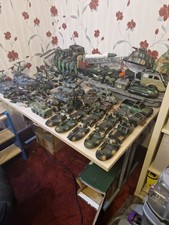 Huge Collection Of Army Vehicles And Figures, Weapons