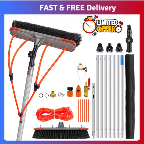 Water fed window cleaning - water,