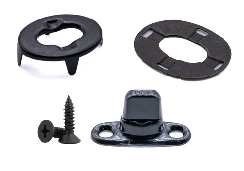 Dot military black turnbutton - military,
