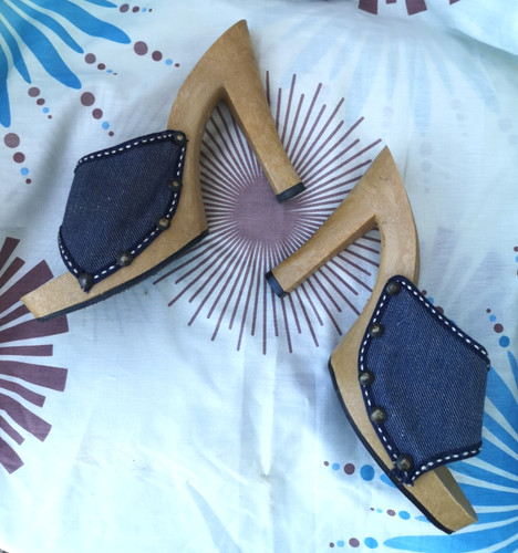 Vintage 1970s mules shoes - vintage,