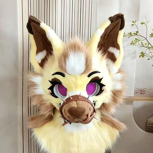 Fursuit long haired dog - haired, fox