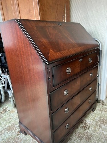 Drawer writing bureau with - drawer, bureau,