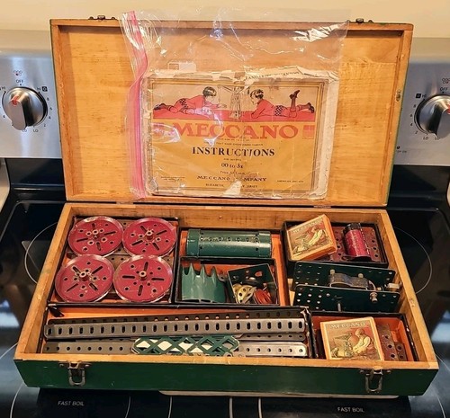 Antique meccano erector - antique,
