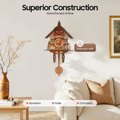 Cuckoo clock singing - clock,