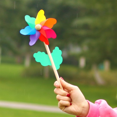 6pcs children wooden pole - children,